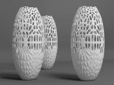 Lace Vase 3D model