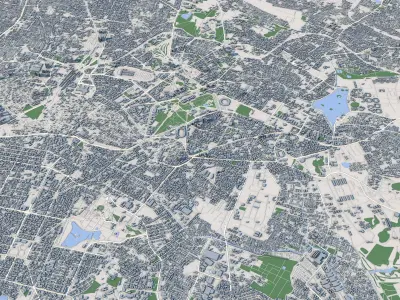 Bengaluru City India 3D model