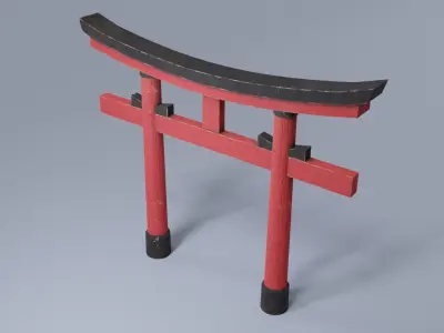 Japanese Torii 3D model