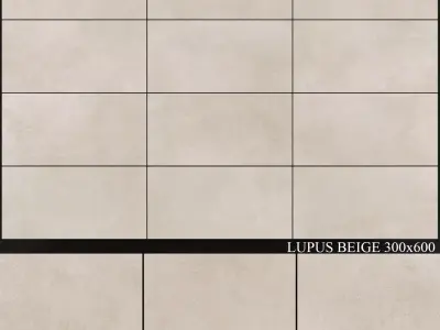 Yurtbay Seramik Lupus Beige 300x600 3D model