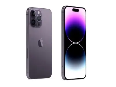 iPhone 14 Pro Max Deep Purple 3D model