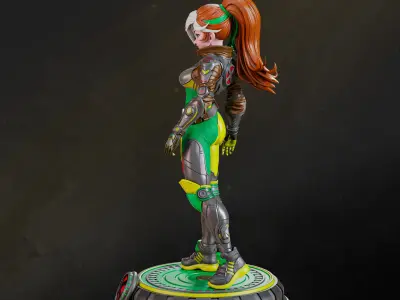 Rogue I XMen 3D print model