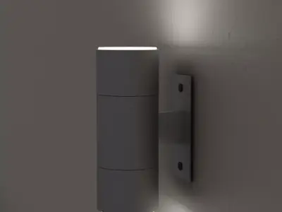 Exterior lamp Low-poly 3D model