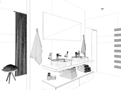 Bathroom 13 3D model