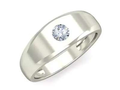 Mens Ring  Render 3dm STL OBJ FBX Details 3D print model