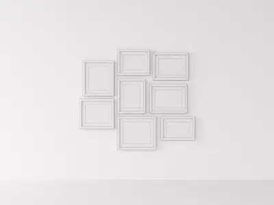 Picture Frames Sketch 3D model