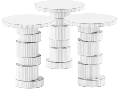 Coffee Table Tivoli by Jose Leite de Castro 3D model