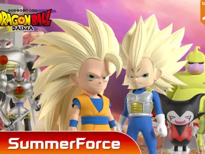 Majin Kuu - Dragonball Daima 3D model