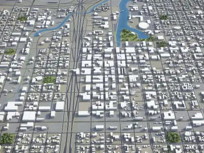 Stockton Low-poly 3D model