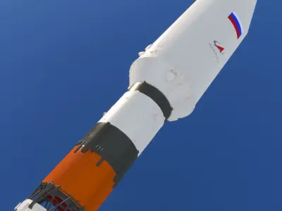 Soyuz 2 Rocket 3D model