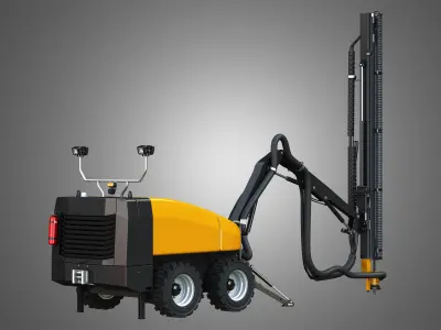 Epiroc FlexiROC T15 R Hammer Drill 3D model