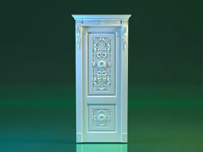 Door 3 for CNC milling machine 3D model