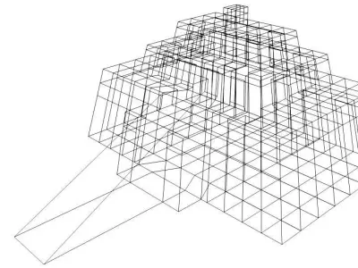 Ziggurat of Chogha Zanbil 3D model