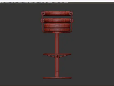 BAR CHAIR OTIS II Low-poly 3D model
