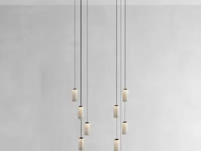 Santa and Cole Light Low-poly 3D model