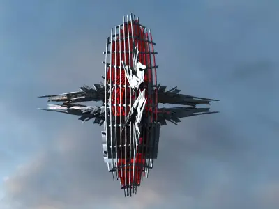 Dragon Sci fi  Drone 1 3D model