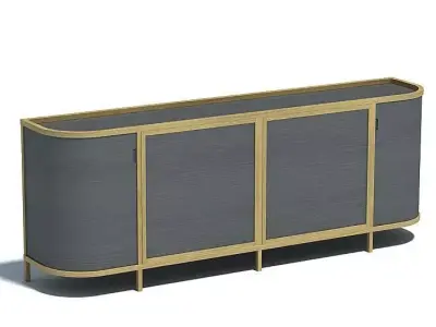 Modern Buffet Credenza 3D model