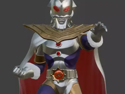 Ultraman King Stylized 3D Model  3D model