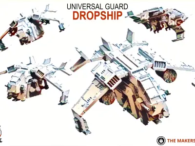 Universal Guard - Dropship 3D print model