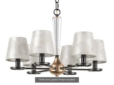 707 Perla Lightstar Collection of Lamps 3D Model Pack