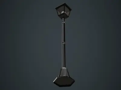 Street Light 1A Low-poly 3D model