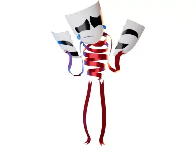 Gangle - The Amazing Digital Circus 3D model