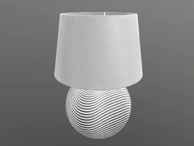 Brubaker Lampe de Table 3D model