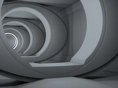  Sci Fi Room Low-poly 3D model