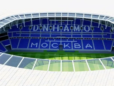 VTB Arena - Moscow Low-poly 3D model