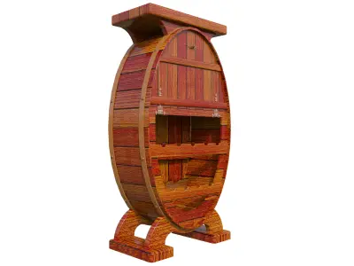 Wonderful Wine cabinet 3D model