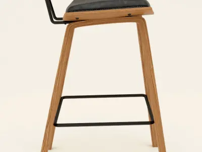 Denis Bar Chair 3D model