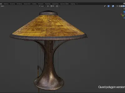 Modern Industrial Desk Lamp - Berkeley Lamp 3D model