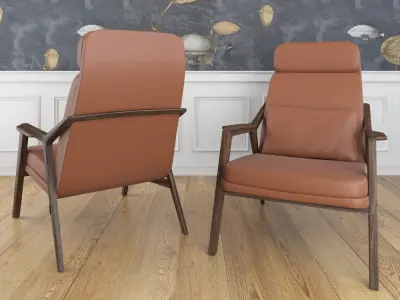 Porada Loretta and Stick 3D model