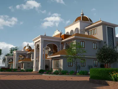 exterior house 3D model