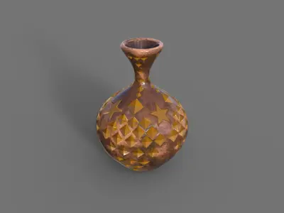 Tribal House Props Low-poly 3D model