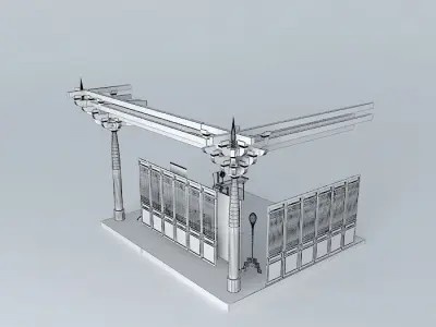 A Study Room in Chinese Style Free 3D model