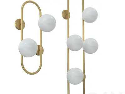 HOOP WALL LAMP 3D model