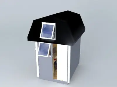 Garden Bedoffice shed Free 3D model