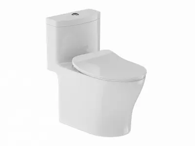 TOTO Aquia IV One-Piece Toilet 3D model