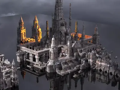 Hell gate City embers 1  3D model