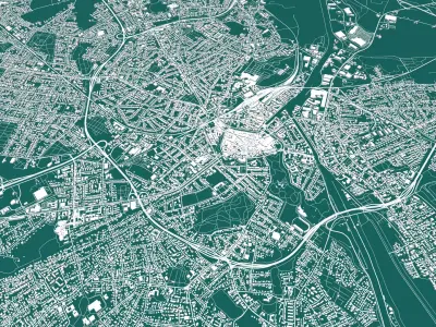 Cityscape Oldenburg Germany 3D model