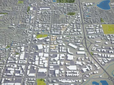 Boulder Low-poly 3D model