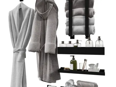 Decorative Bathroom Set 7 3D model