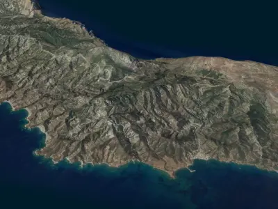 Karphatos Island 3D model