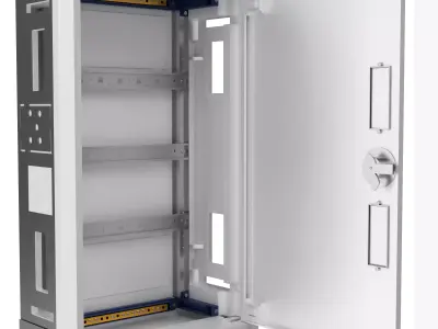 Recessed Electrical Distribution Enclosure 3D model
