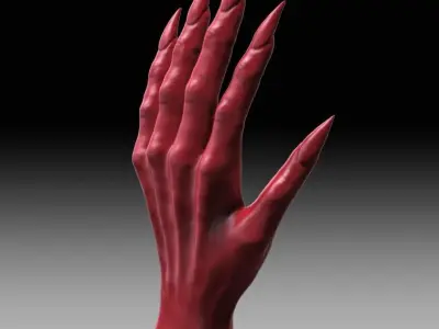 Creature Hand 3D model