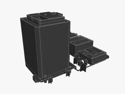 201 Charlotte Street Low-poly 3D model