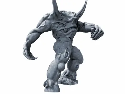 Spawns Of Chaos Wargame Proxy Miniatures 3D print model