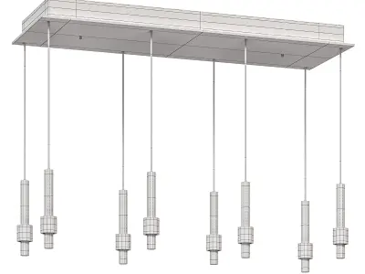 Reveal Linear Pendant 3D model