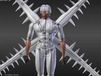 Zent -Ghoul  Low-poly 3D model